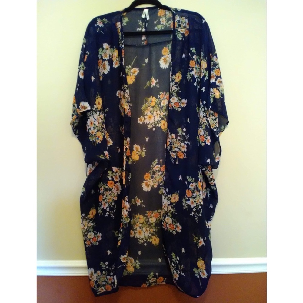 Truth NYC Sheer Kimono Duster 3X